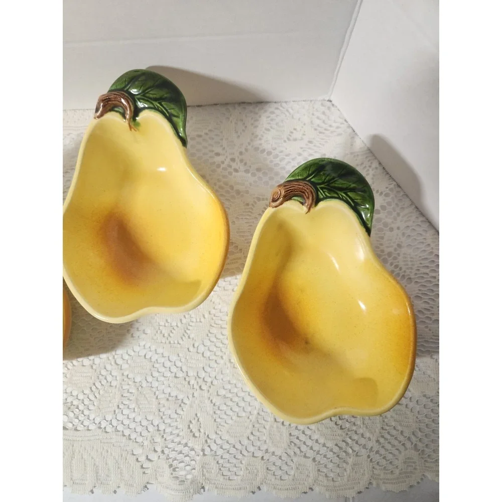 Poppytrail Set‎ Of 4 Pear Serving Dishes Made In California